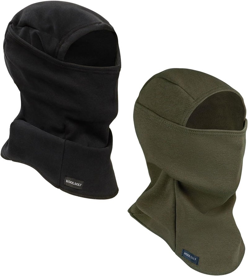 KOOLSOLY Ski Mask Balaclava Cold Weather Warm and Fleece Face Mask Neck Warmer Full Face Mask for Men&Women - Image 1